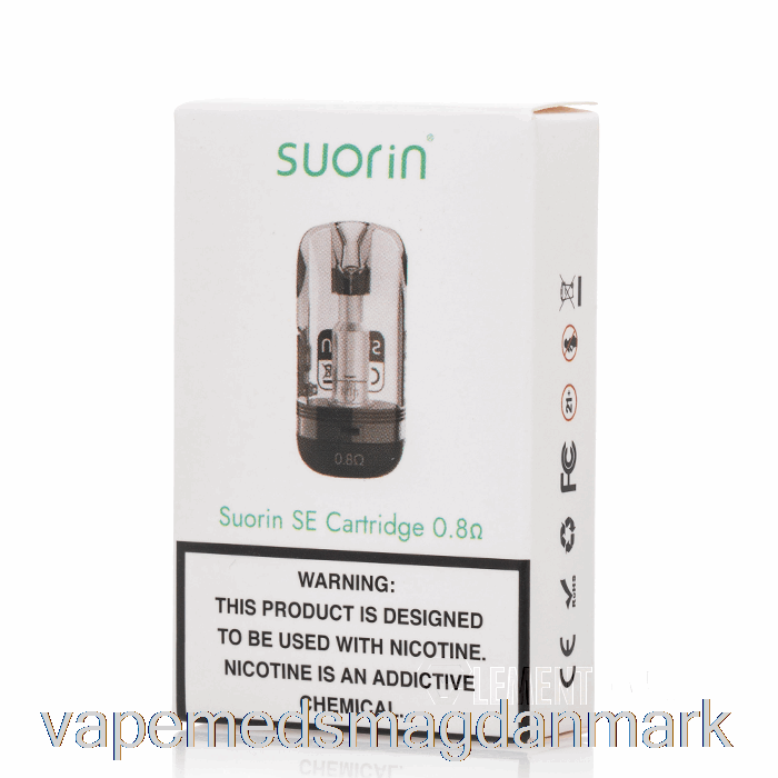 Vape Med Smag Suorin Se Replacement Pods 0,8ohm Pods